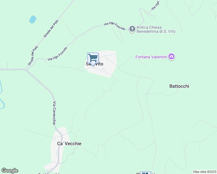 map of restaurants, bars, coffee shops, grocery stores, and more near 24 Via Lampertico in Vicenza