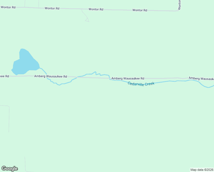 map of restaurants, bars, coffee shops, grocery stores, and more near 7284 Amberg Wausaukee Road in Wausaukee