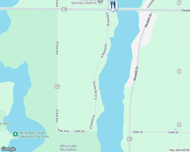 map of restaurants, bars, coffee shops, grocery stores, and more near 1-99 County Road 37 South in Ipswich