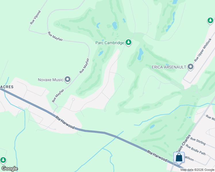 map of restaurants, bars, coffee shops, grocery stores, and more near Rue Cambridge in Hudson