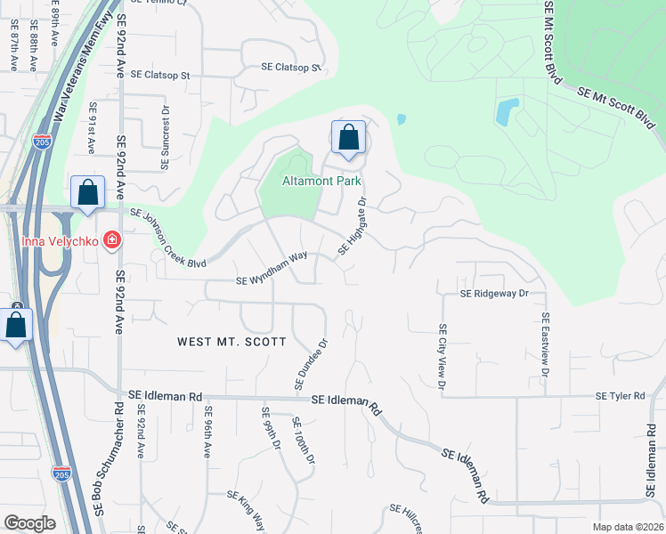 map of restaurants, bars, coffee shops, grocery stores, and more near 10072 Southeast Wyndham Way in Happy Valley