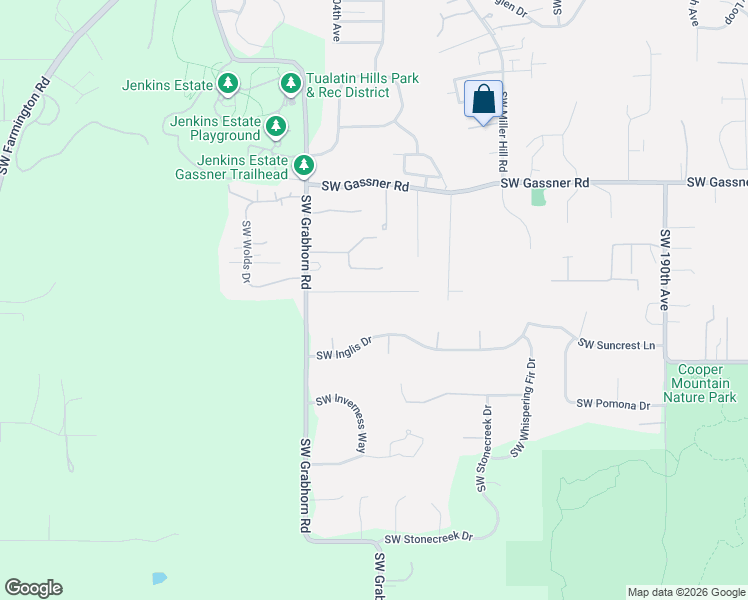 map of restaurants, bars, coffee shops, grocery stores, and more near 20220 Southwest Nancy Lane in Beaverton