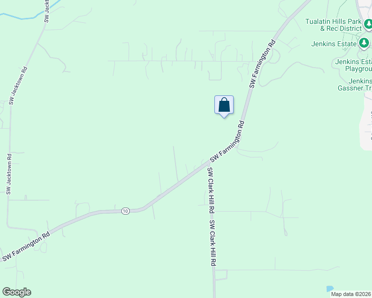 map of restaurants, bars, coffee shops, grocery stores, and more near 22345 Southwest Farmington Road in Beaverton