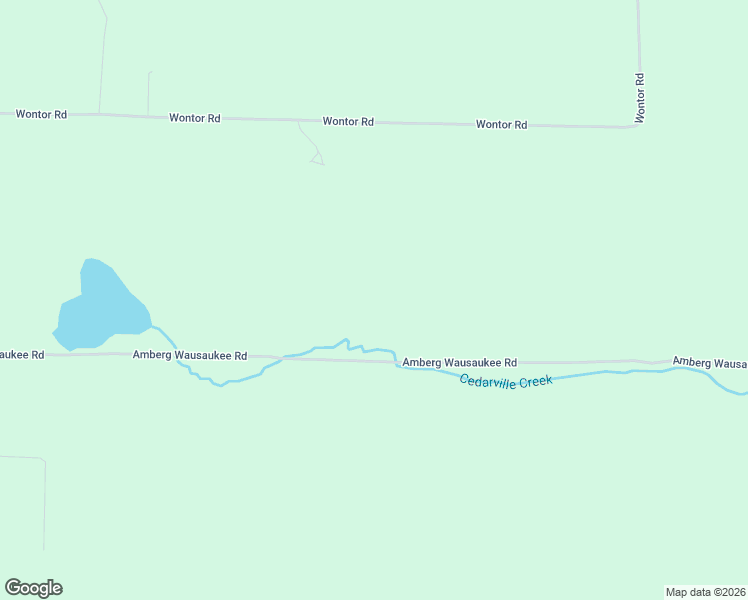 map of restaurants, bars, coffee shops, grocery stores, and more near 7284 Amberg Wausaukee Road in Wausaukee