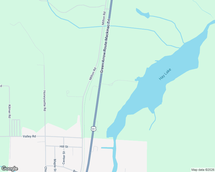 map of restaurants, bars, coffee shops, grocery stores, and more near 6405 Admirals Point Drive in Alanson