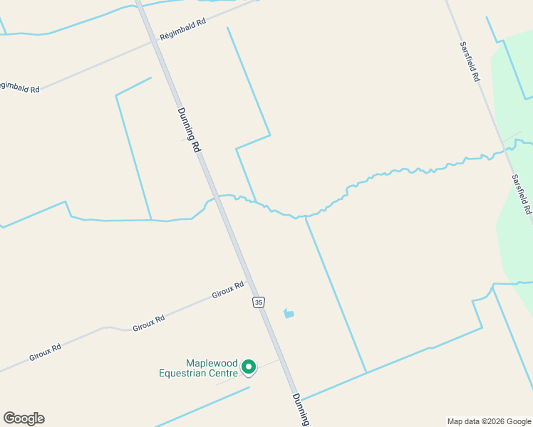 map of restaurants, bars, coffee shops, grocery stores, and more near 2997 Dunning Road in Ottawa