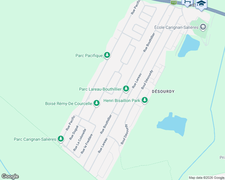 map of restaurants, bars, coffee shops, grocery stores, and more near 3285 Rue La Durantaye in Longueuil