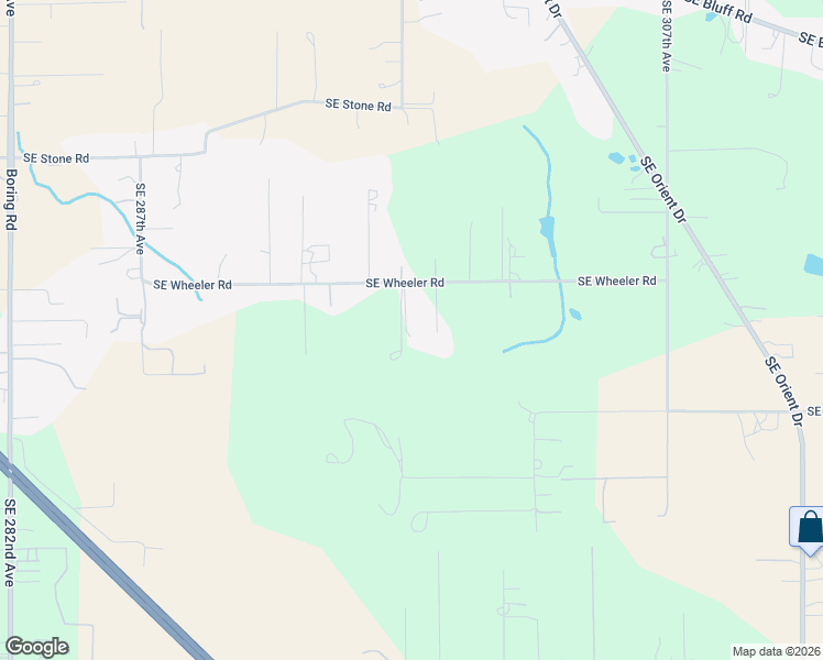 map of restaurants, bars, coffee shops, grocery stores, and more near 29830 Southeast Wheeler Road in Boring