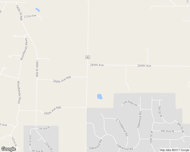 map of restaurants, bars, coffee shops, grocery stores, and more near 26830 136th Street Northwest in Zimmerman