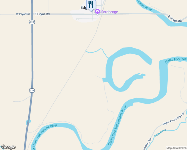 map of restaurants, bars, coffee shops, grocery stores, and more near 148 Edgar Fromberg Road in Fromberg