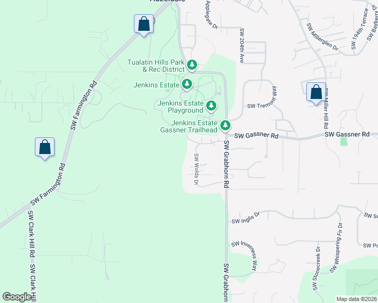 map of restaurants, bars, coffee shops, grocery stores, and more near 8685 Southwest Wolds Drive in Beaverton