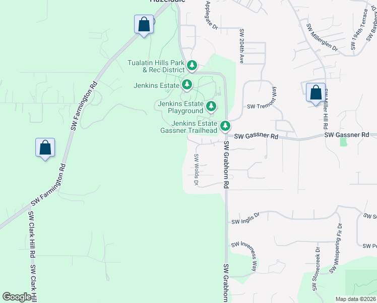map of restaurants, bars, coffee shops, grocery stores, and more near 8685 Southwest Wolds Drive in Beaverton