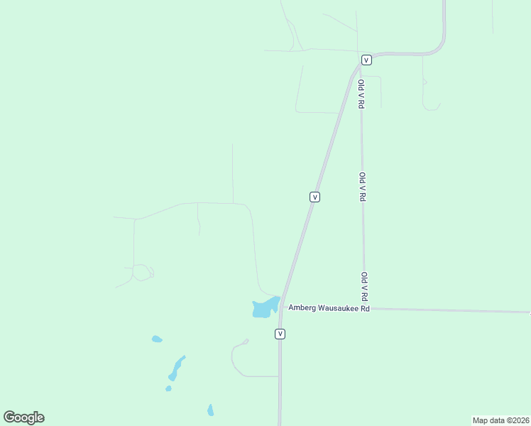 map of restaurants, bars, coffee shops, grocery stores, and more near W9023 Smith Road in Amberg