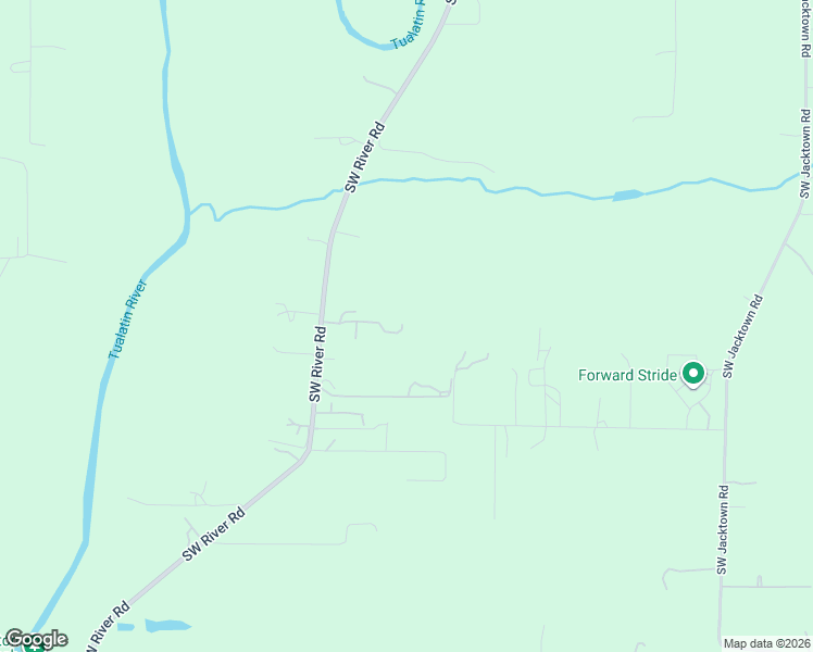 map of restaurants, bars, coffee shops, grocery stores, and more near 8340 Southwest River Road in Hillsboro