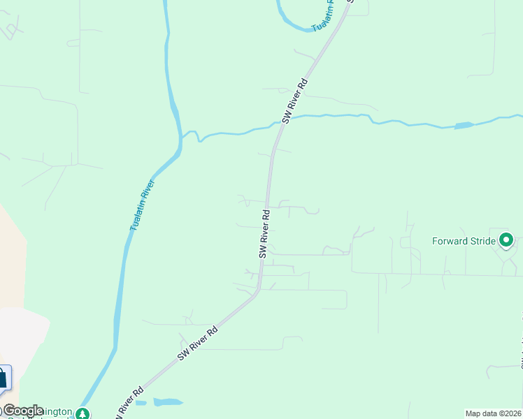 map of restaurants, bars, coffee shops, grocery stores, and more near 8415 Southwest River Road in Hillsboro