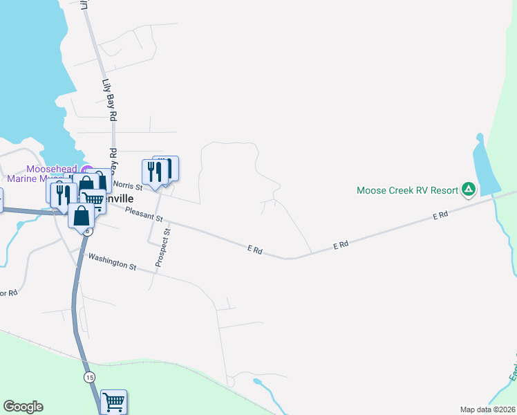 map of restaurants, bars, coffee shops, grocery stores, and more near in Greenville