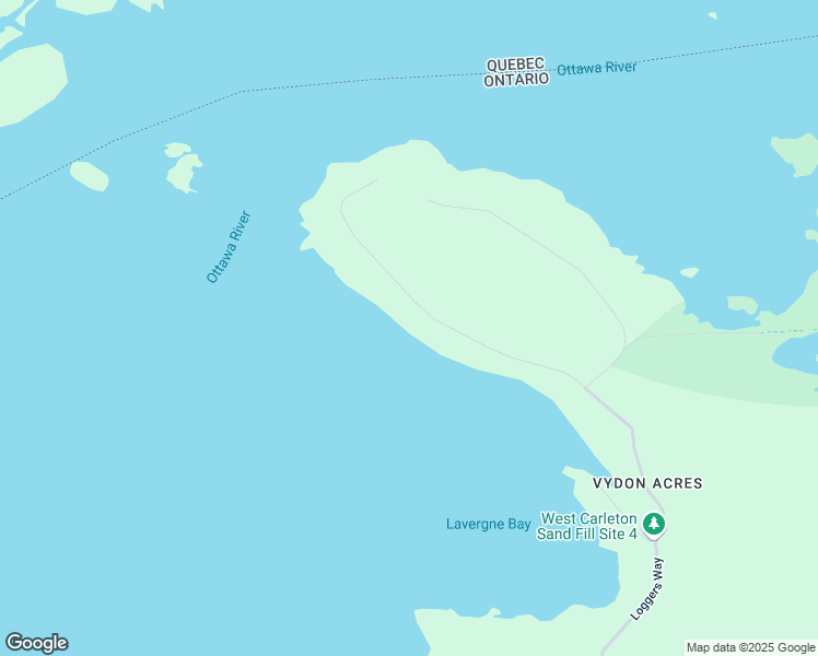 map of restaurants, bars, coffee shops, grocery stores, and more near 5753 Loggers Way in Arnprior