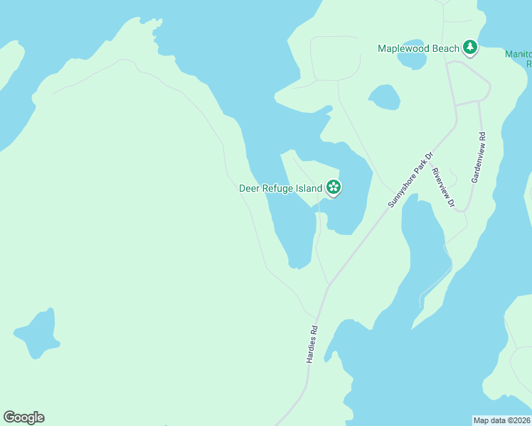 map of restaurants, bars, coffee shops, grocery stores, and more near 13 Lyndsey Lane in Parry Sound