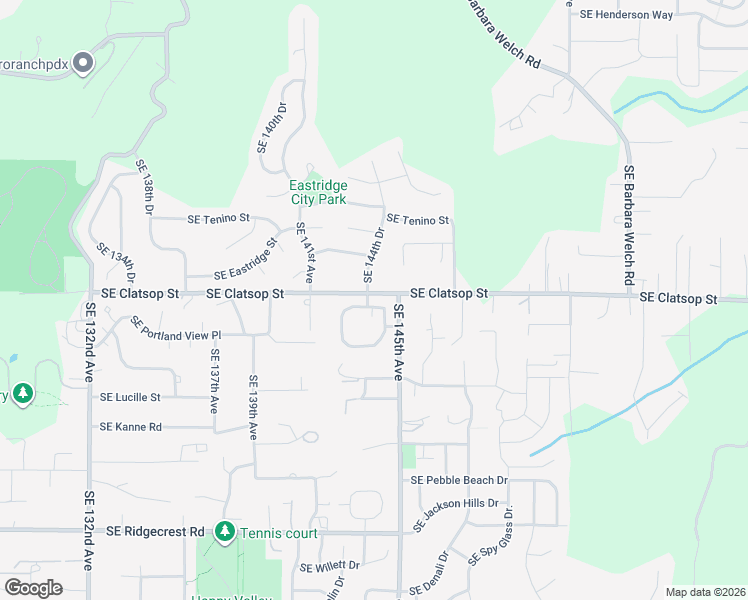 map of restaurants, bars, coffee shops, grocery stores, and more near 14449 Southeast Donatello Loop in Happy Valley