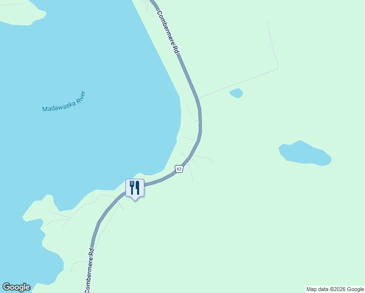 map of restaurants, bars, coffee shops, grocery stores, and more near 42177 A Combermere Road in Barry's Bay