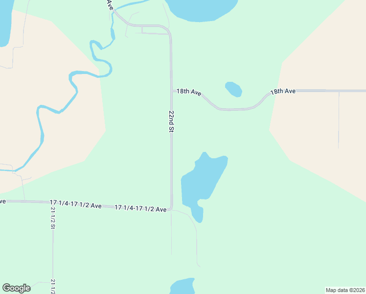 map of restaurants, bars, coffee shops, grocery stores, and more near 1773 22nd Street in Rice Lake