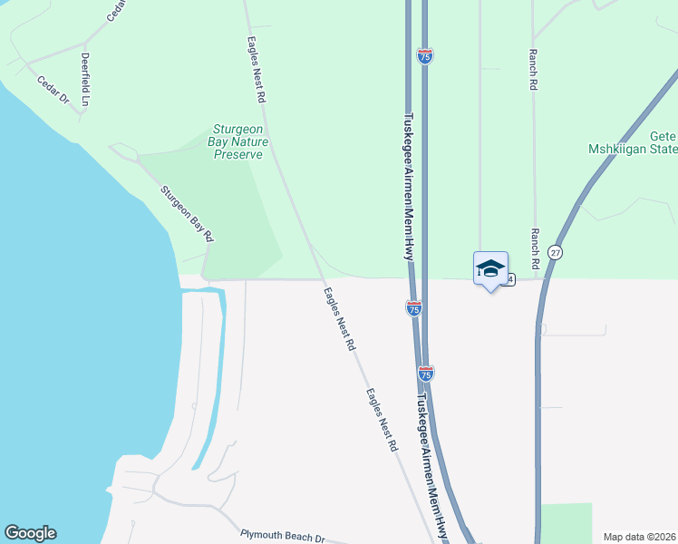 map of restaurants, bars, coffee shops, grocery stores, and more near 501-533 Eagles Nest Road in Indian River