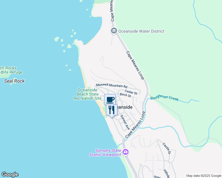 map of restaurants, bars, coffee shops, grocery stores, and more near 5605 Norwester Road in Oceanside