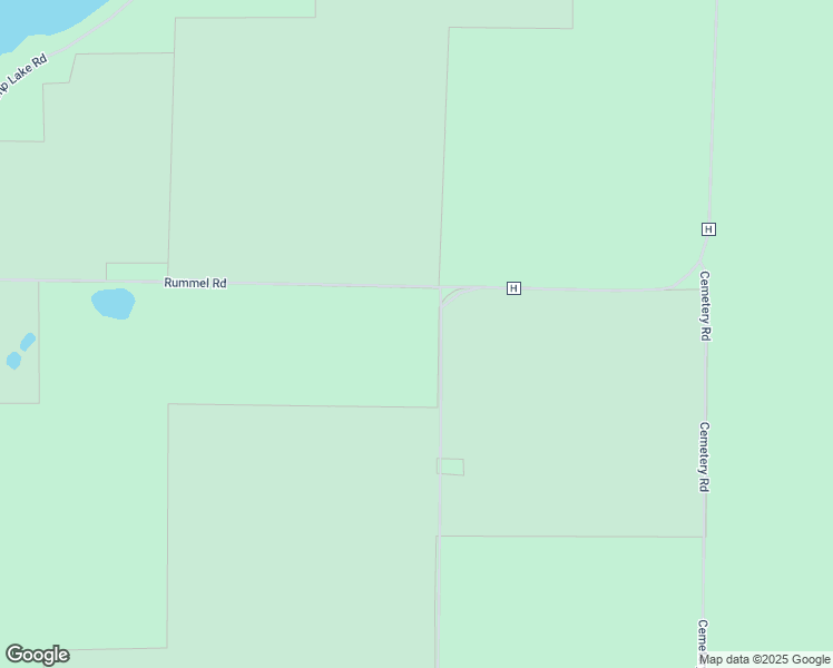 map of restaurants, bars, coffee shops, grocery stores, and more near 4353 Rummel Road in Wabeno