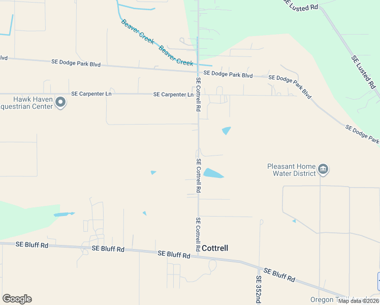 map of restaurants, bars, coffee shops, grocery stores, and more near 8207 Southeast Cottrell Road in Boring
