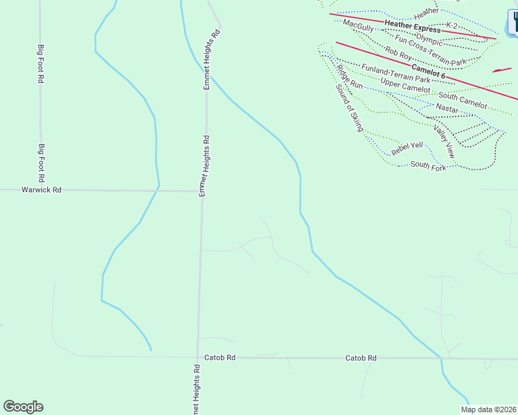 map of restaurants, bars, coffee shops, grocery stores, and more near 6019 Forest Ridge Lane in Harbor Springs