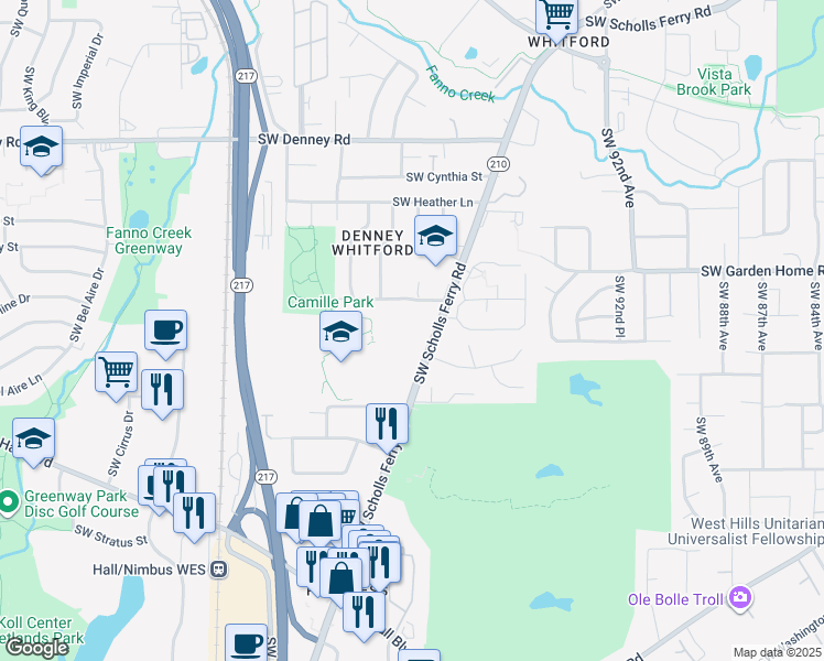 map of restaurants, bars, coffee shops, grocery stores, and more near in 