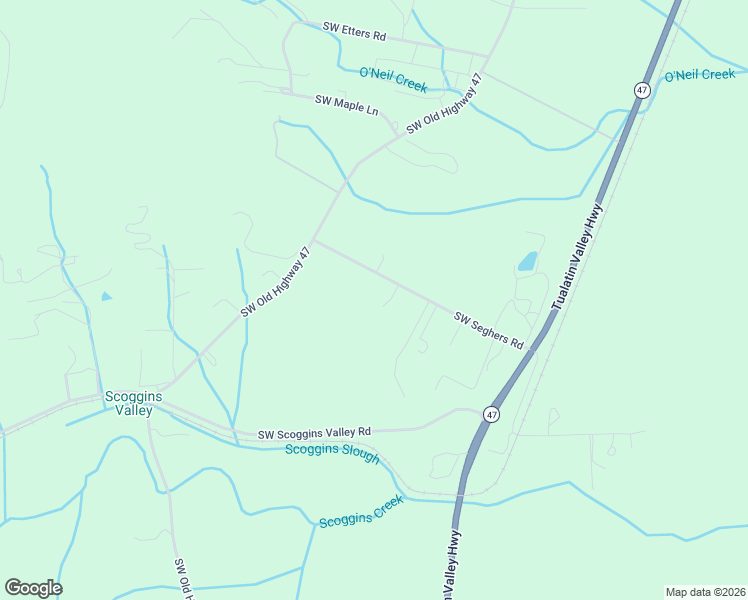 map of restaurants, bars, coffee shops, grocery stores, and more near 45593 Southwest Seghers Road in Gaston