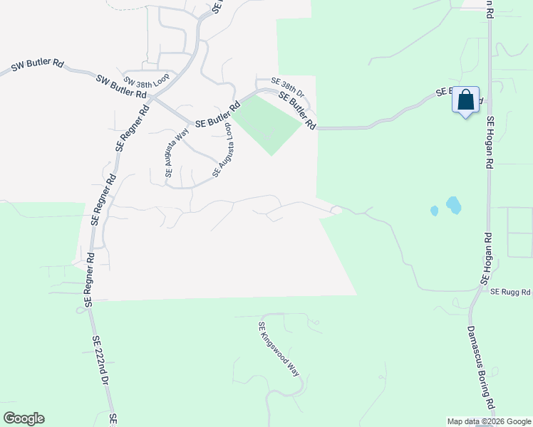 map of restaurants, bars, coffee shops, grocery stores, and more near Southeast Honors Place in Gresham