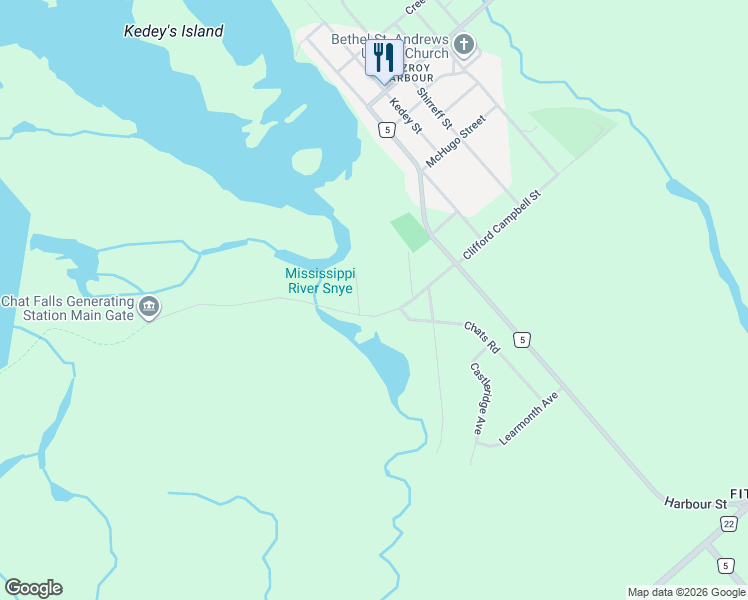 map of restaurants, bars, coffee shops, grocery stores, and more near 108 Snye Court in Ottawa