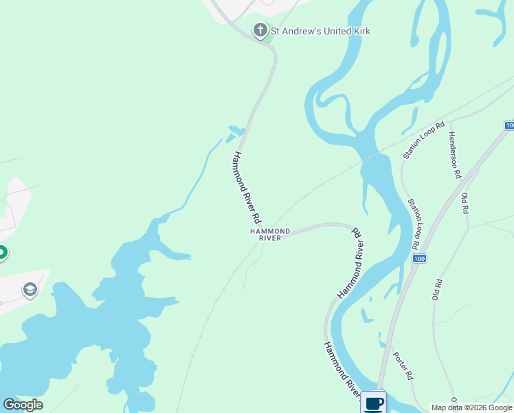 map of restaurants, bars, coffee shops, grocery stores, and more near 132 Hammond River Road in Quispamsis