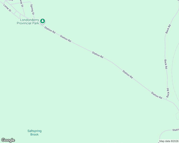 map of restaurants, bars, coffee shops, grocery stores, and more near 1625 Station Road in Londonderry