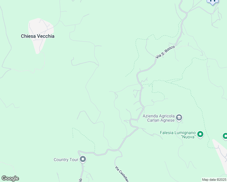 map of restaurants, bars, coffee shops, grocery stores, and more near 621 Via San Rocco in Provincia di Vicenza