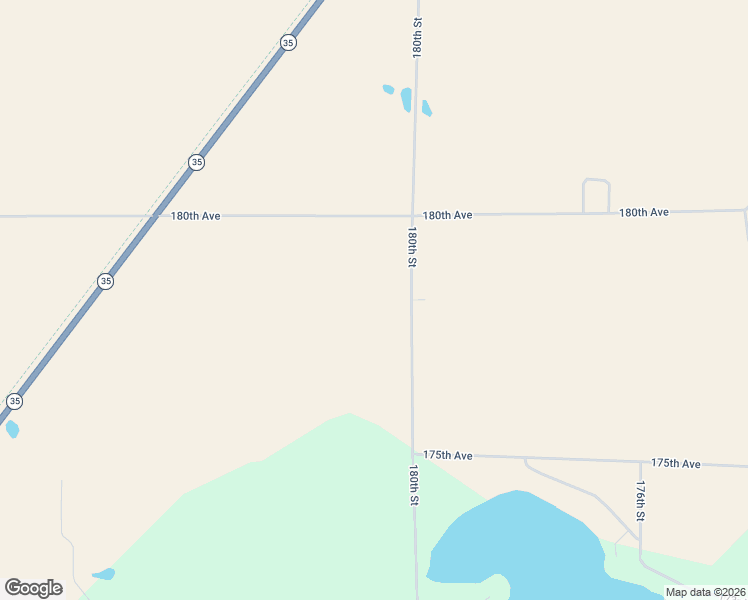 map of restaurants, bars, coffee shops, grocery stores, and more near 1780 180th Street in Centuria