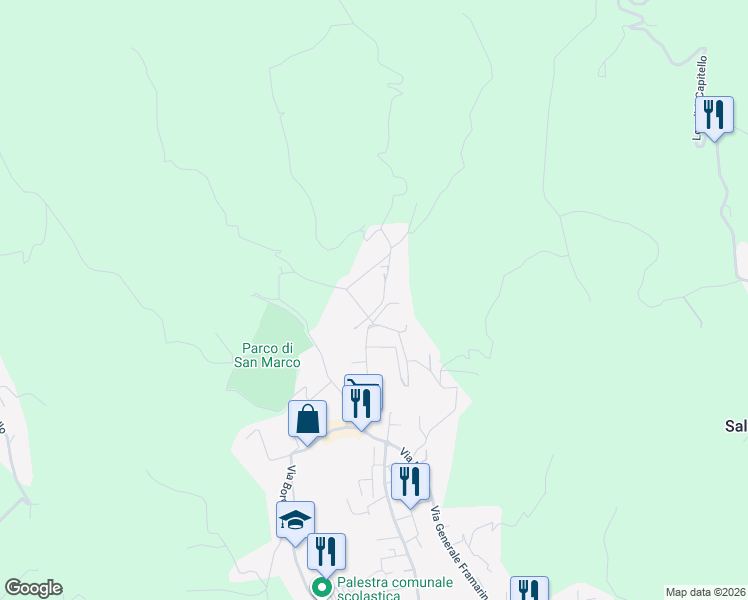 map of restaurants, bars, coffee shops, grocery stores, and more near 3 Via Grisi in Gambellara