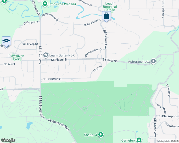 map of restaurants, bars, coffee shops, grocery stores, and more near 12044 Deerhaven Drive in Portland