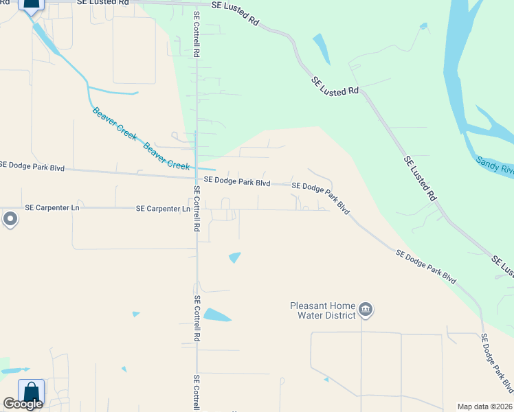 map of restaurants, bars, coffee shops, grocery stores, and more near 35075 Southeast Carpenter Lane in Gresham