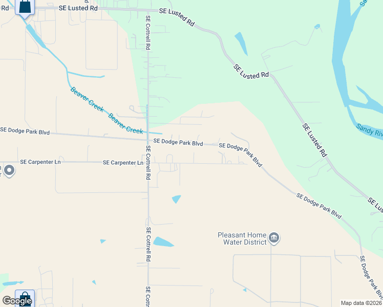 map of restaurants, bars, coffee shops, grocery stores, and more near 35075 Southeast Carpenter Lane in Gresham