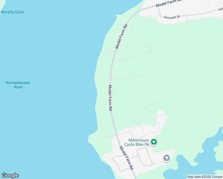 map of restaurants, bars, coffee shops, grocery stores, and more near 303 Model Farm Road in Quispamsis