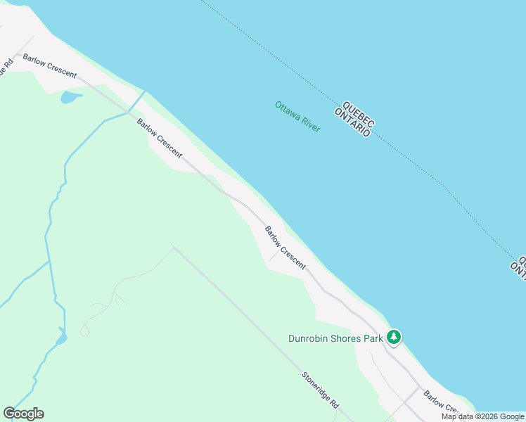 map of restaurants, bars, coffee shops, grocery stores, and more near 3094 Barlow Crescent in Dunrobin