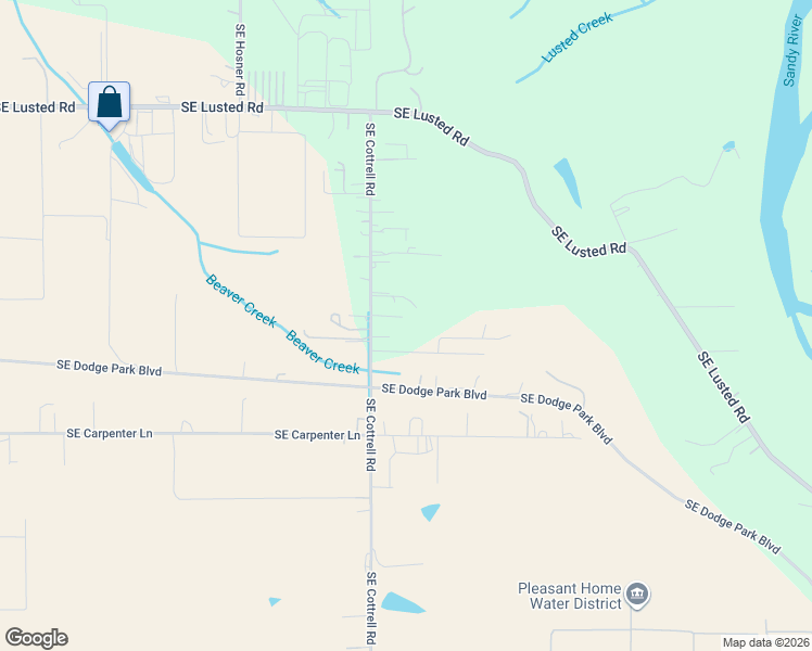 map of restaurants, bars, coffee shops, grocery stores, and more near 7326 Southeast Cottrell Road in Gresham