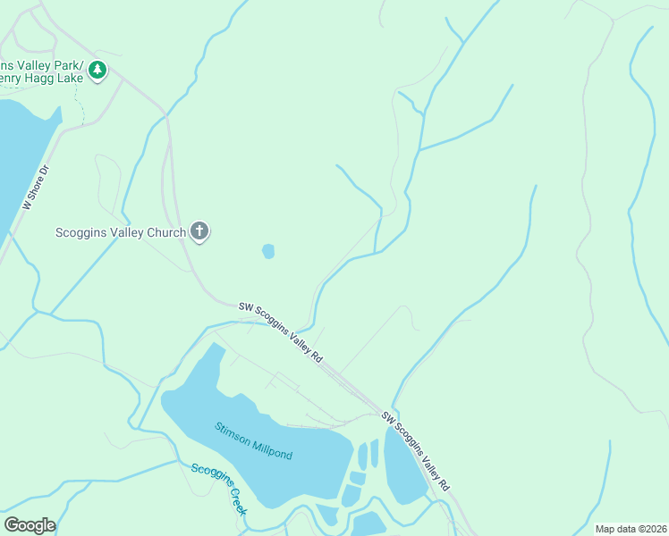 map of restaurants, bars, coffee shops, grocery stores, and more near Southwest Mill Road in Washington County