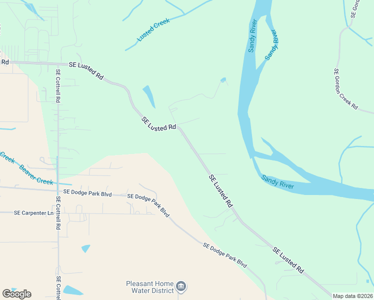 map of restaurants, bars, coffee shops, grocery stores, and more near 35730 Southeast Lusted Road in Boring
