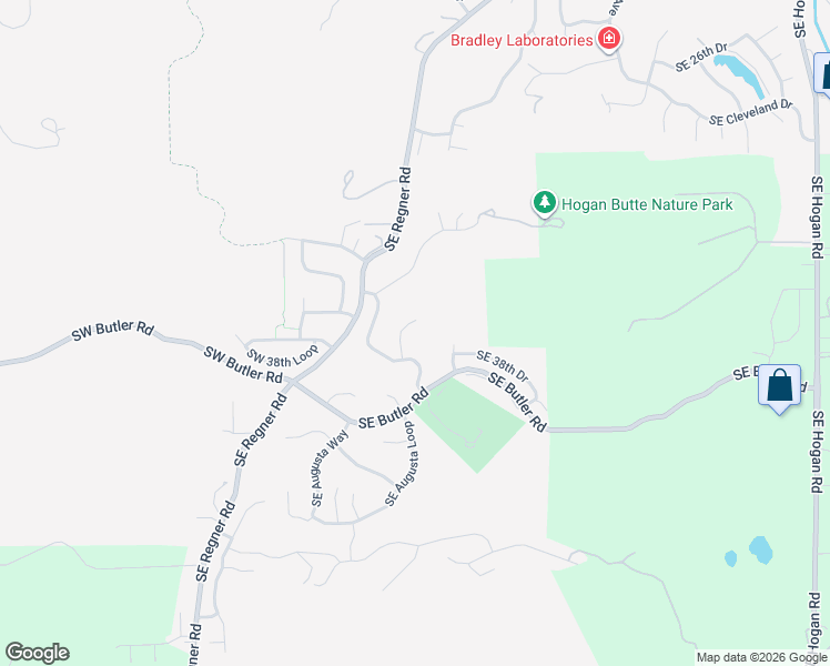 map of restaurants, bars, coffee shops, grocery stores, and more near 3642 Southeast Durango Place in Gresham