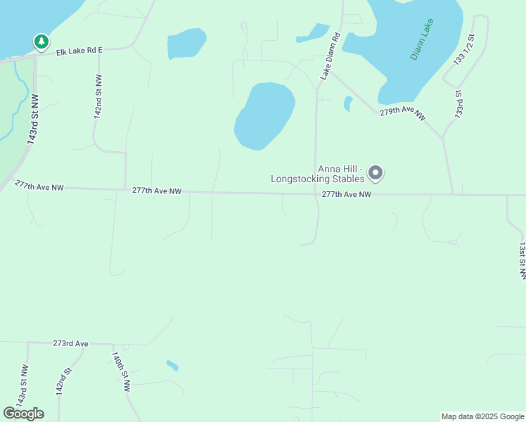 map of restaurants, bars, coffee shops, grocery stores, and more near 13705 277th Avenue Northwest in Zimmerman