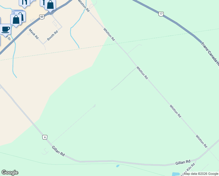 map of restaurants, bars, coffee shops, grocery stores, and more near 1084 Jamieson Lane in Renfrew